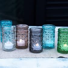 Wholesale tealight candle holders are made with high quality glass. Set Of 6 Coloured Glass Tealight Holders Rex London