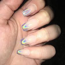 26 Holographic Nail Design Ideas 2019 Holographic Nails Holographic Nail Designs Latest Nail Trends