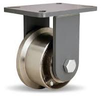 Single Flanged Iron Wheel Casters | Industrial Applications