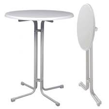 Stehtisch Bistrotisch Bartisch Bistro 4 Fuss Rund Klappbar O 80 X 110 Cm Weiss Amazon De Kuche Haushalt Home Decor Decor Furniture