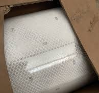 3M FLEXIBLE PRISMATIC CONE SHEETING, 3340, WHITE, 1244.6MM X 91.4M /  49"X100YDS