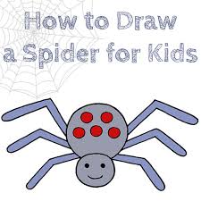 Add more rings, spacing each out a bit more. How To Draw A Spider For Kids How To Draw Easy