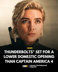 🚨 Thunderbolts* is bringing Phase Five of the MCU to a dramatic close—but  can it beat Captain America: Brave New World at the box office? Early  projections place the film's domestic debut