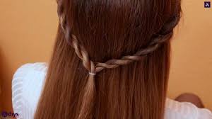 Simple straight hairstyle can be incorporated by anyone, provided you have long hair. 3 Quick Everyday Hairstyles Video Tutorial