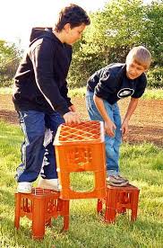 All the kids in attendance could easily count that high.) place in an opaque container, and put at the starting line of the relay race. Relay Games