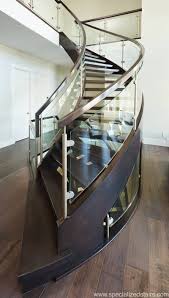 How to cut curved and laminated windshield glass. Curved Open Rise Maple Specialized Stair Rail