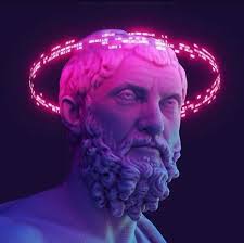 Aesthetic Tumblr Aesthetictumblr Architecture Statue Tumblrstatues Statueaesthetic Neon Neonlights Cyberpunk Aesthetic Vaporwave Art Neon Aesthetic