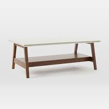 The screws on the bottom of the frame are showing and are not supposed to (shown in photos) it is a simple reassembly* details solid raw mango wood. Easel Frame Quartz Coffee Table