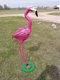 Pink Flamingo Pink Flamingos Metal Art Flamingo