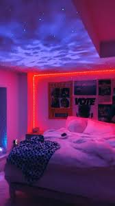 Amazing Night View Led Light Strips Decor Amazing Night View Neon Room Neon Bedroom Room Inspiration Bedroom
