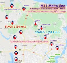 Check flight prices and hotel availability for your visit. New Istanbul Airport Ist Metro Info M11 Line Be Operational In Mid 2021