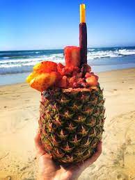 Pina Loca Pineapple At The Beach For Summer Instagram Kairabianca Mexican Snacks Cookout Desserts Mexican Food Recipes