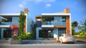 3d Exterior Rendering Of Row House Row House Exterior Rendering 3d Architectural Rendering
