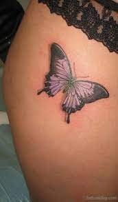A moth inspired idea is not stereotypically a feminine design. 71 Pretty Butterfly Tattoos On Thigh