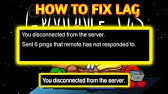 How To Fix Disconnected From Server Error In Among Us Mobile Pc Fix Lag In Among Us Error Youtube