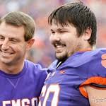 Clemson Football Photos of Cody Thurlow