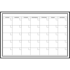 Wall Pops Dry Erase Large Monthly Calendar 36 X 24 Staples Dry Erase Calendar Decal Calendar Decal Dry Erase Wall Calendar