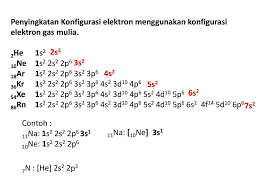 Konfigurasi Elektron Dan Elektron Valensi