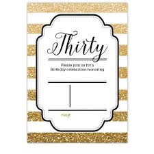 Black And Gold Party Invitations Templates Free Nice Free Template Free Printable Gold Glitter 30th Birthday Invitation Party Invite Template 30th Birthday Invitations Printable Birthday Invitations