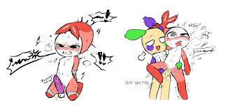 dandys world, looey (dandys world), shrimpo (dandys world), blush, cum  inside - Rule 34 World