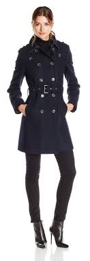 Homens camel peacoat inverno trench coat turndown collar manga longa double breasted long coat. Tommy Hilfiger Double Breasted Classic Wool Coat Coats For Women Raincoats For Women Clothes Design