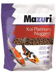 Shop baystatepet.com for all of your pet needs! Mazuri Platinum Koi Nugget Fish Food 3 5 Lb