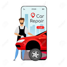 With one of these car maintenance apps downloaded on your smartphone, you'll feel confident that you're meeting all of your car's maintenance needs. Car Repair Cartoon Smartphone Vector App Screen Mobile Phone Royalty Free Cliparts Vectors And Stock Illustration Image 140891481