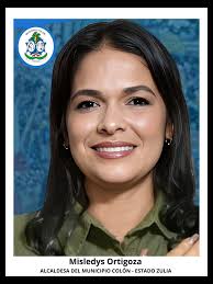 Biografía: Misledys Carolina Ortigoza Velazco. ALCALDESA DEL MUNICIPIO  COLÓN ESTADO ZULIA