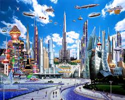 2030 Bmp 680 544 Pixels Futuristic City Future City Retro Futurism