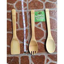 Organic bamboo essentials utensil set of 4. Bamboo Kitchen Utensils Shopee Philippines