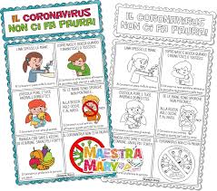 Tanti disegni con bambini da stampare e colorare gratis o da colorare online. Coronavirus Cartello Delle Regole Maestra Mary