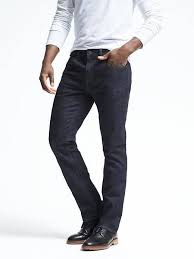 Banana Republic Mens Slim Dark Rinse Jean In 2020 Mens Outfits Jackets Men Fashion Mens Jeans
