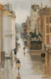 floris arntzenius noordeinde den haag idee verf stadsgezicht schilderij stad schilderij