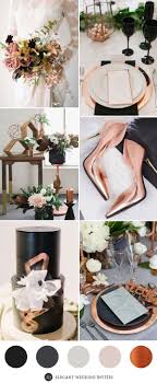 Perfect 7 Wedding Color Palettes 2017 With Metallic Copper Accents Elegantweddinginvites Com Blog Copper Wedding Colors Rose Gold Wedding Decor Copper Wedding Color Palette