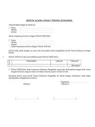 Surat penyerahan dokumen n b teks docx. 20 Contoh Surat Tanda Terima Serah Terima Uang Barang Dan Dokumen Surat Tanda Menyerah
