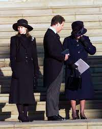 The Royal Family Attending The Funeral Of Princess Margaret At St Princess Margaret Lady Sarah Armstrong Jones Lady Sarah Chatto
