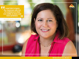 ISB is fortunate to have wonderful teachers who are passionate about their  work. Here is what Ms. Amy Scranton has to say about teaching and why she  loves working at ISB: "I