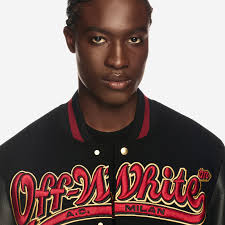 Varsity Jacket Varsity Jersey Shirt AC MILAN X OFF-WHITE- VARSITY JACKET AC  Milan Store