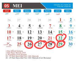 Check spelling or type a new query. Catat Cuti Bersama Lebaran Mulai 22 Mei 29 Mei 2020 Tahun Ini Ada Penambahan Cuti Selama 4 Hari