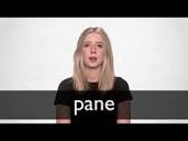 PANE definition in American English | Collins English Dictionary
