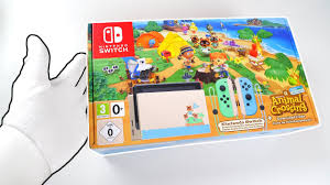 It is available through nook shopping, but if the player has the real life console, it will be gifted to them from nintendo similar to the regular nintendo switch. Nintendo Switch Animal Crossing New Horizons Console Unboxing Youtube