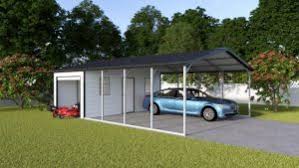The original metal carport kit. Carport Garage Combo Kits Structure Guide Carportus Com