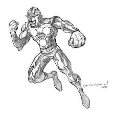 Discover all your favorite free printable super hero coloring pages in the super heroes coloring. Nova Sketch By Ryan Lord By Ryanlord On Deviantart