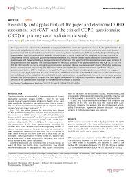 Cat mock test series, sample papers, question from last year management entrances, get it all for free at youth4work and practice frequently for cat looking for cat online sample papers, start your preparations here, take this practice mock test to practice with updated management entrance mcqs. Feasibility And Applicability Of The Paper And Electronic Copd Assessment Test Cat And The Clinical Copd Questionnaire Ccq In Primary Care A Clinimetric Study Topic Of Research Paper In Health Sciences