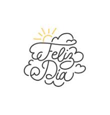 See more of feliz dia das crianças on facebook. Feliz Dia Hand Lettering Spanish Translation Of Vector Image