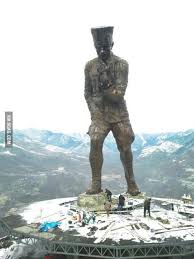 Seeing the atatürk statues give me hope for turkeys future and their goals to become more europeanized. A Giant Statue Of Ataturk 9gag