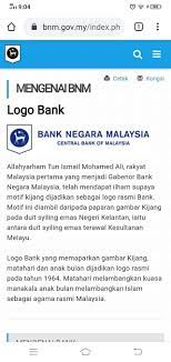 Bank negara malaysia had in 2008 implemented the national electronic cheque information clearing system (espick) to who conceived the idea of having a kijang motif for the official logo of the bank? Kelantan Diorang Borak Pasal Kijang Ekor Pendek Min Nk Facebook