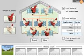 Please add the link in your answer thanks ! Chicken Genetics Gizmo Explorelearning