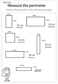 Measure The Rectangle Perimeter Worksheet Perimeter Worksheets Area And Perimeter Worksheets Kindergarten Worksheets Sight Words