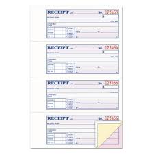 How to fill out receipt book unique money rent receipt. Money Rent Receipt Books 2 3 4 X 7 1 8 Three Part Carbonless 100 Sets Book